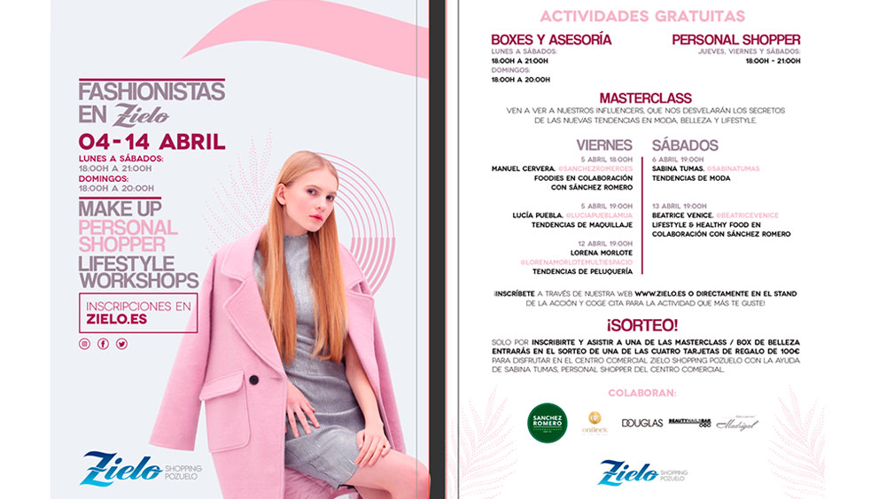Del 4 al 14 de Abril... ¡Fashionistas en Zielo Shopping!